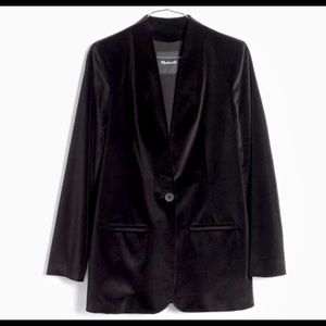 Madewell Velvet Blazer